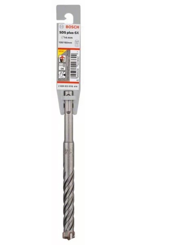 SDS-Plus-5X Kırıcı Delici Ucu 14*160 mm 1li Yedek Parça, Aksesuar ve Bakım Onarım Hizmeti