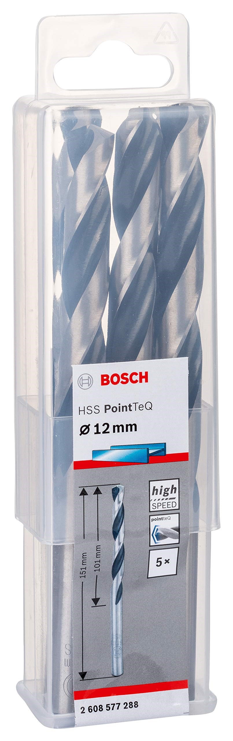 HSSPointTeQ Metal Matkap Ucu 12,0mm 5li Yedek Parça, Aksesuar ve Bakım Onarım Hizmeti