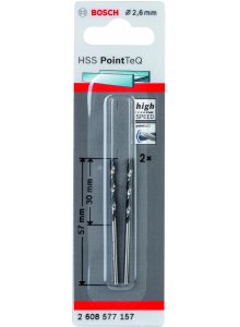 HSSPointTeQ Metal Matkap Ucu 2,6mm 2li Yedek Parça, Aksesuar ve Bakım Onarım Hizmeti