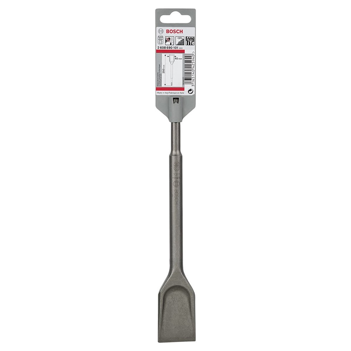 SDS-Plus LLife Yassı Keski 250*40 mm Yedek Parça, Aksesuar ve Bakım Onarım Hizmeti