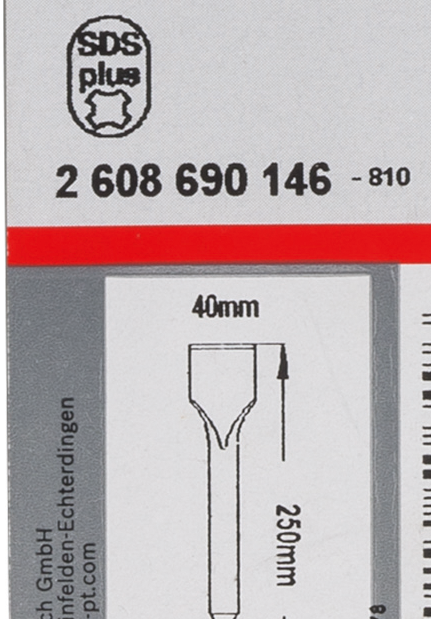 SDS-Plus Yassı Keski 250*40 mm Yedek Parça, Aksesuar ve Bakım Onarım Hizmeti