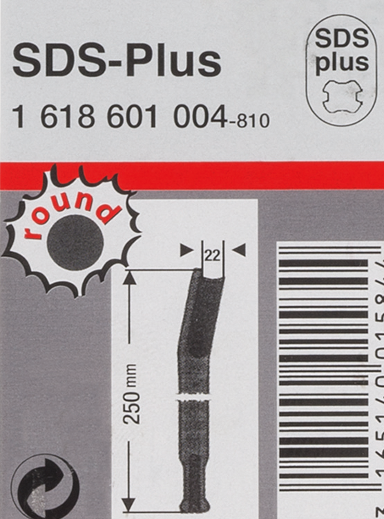 SDS-Plus Oluk Keski 250*22 mm Yedek Parça, Aksesuar ve Bakım Onarım Hizmeti