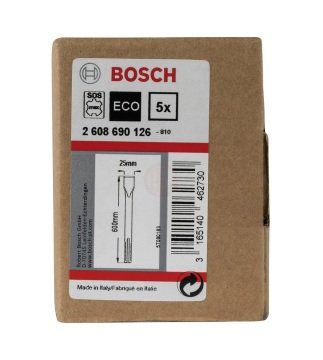 SDS-Max Yassı Keski 600*25 mm 5li Yedek Parça, Aksesuar ve Bakım Onarım Hizmeti