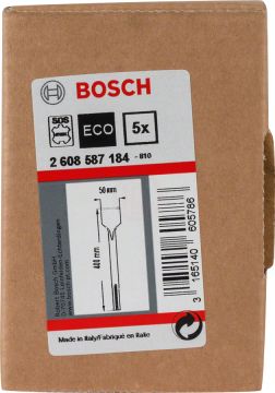 SDS-Max Yassı Keski 400*50 mm 5li Yedek Parça, Aksesuar ve Bakım Onarım Hizmeti