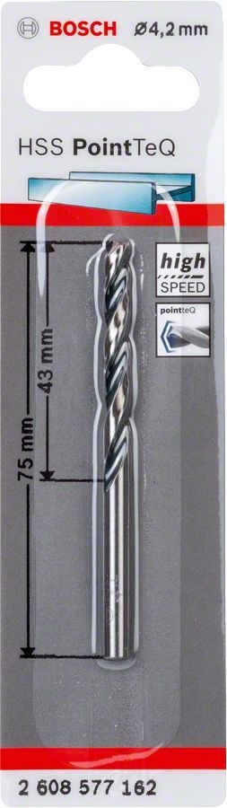 HSSPointTeQ Metal Matkap Ucu 4,2mm 1li Yedek Parça, Aksesuar ve Bakım Onarım Hizmeti