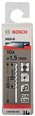 HSS-G Metal Matkap Ucu 1,5*40 mm 10lu Yedek Parça, Aksesuar ve Bakım Onarım Hizmeti