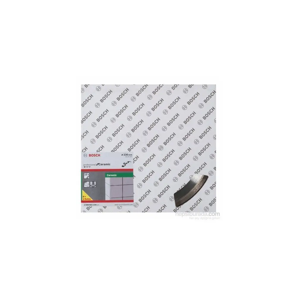 Elmas Kesme Disk SFSeramik 230*22,23mm 9+1 Yedek Parça, Aksesuar ve Bakım Onarım Hizmeti