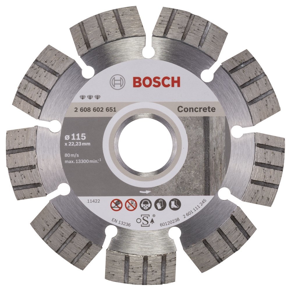 Elmas Kesme Disk BFBeton 115*22,23mm Yedek Parça, Aksesuar ve Bakım Onarım Hizmeti