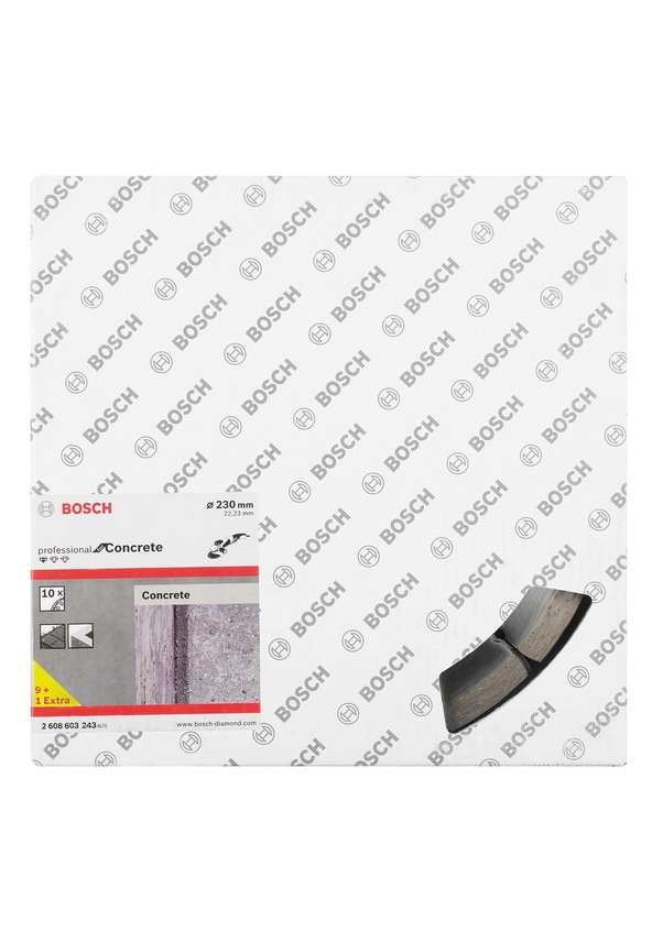 Elmas Kesme Disk SFBeton 230*22,23mm 9+1 Yedek Parça, Aksesuar ve Bakım Onarım Hizmeti