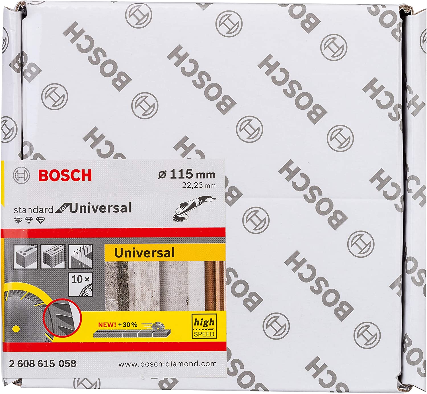 Elmas Kesme Disk BFUniversal 115*22,23mm 9+1 Yedek Parça, Aksesuar ve Bakım Onarım Hizmeti