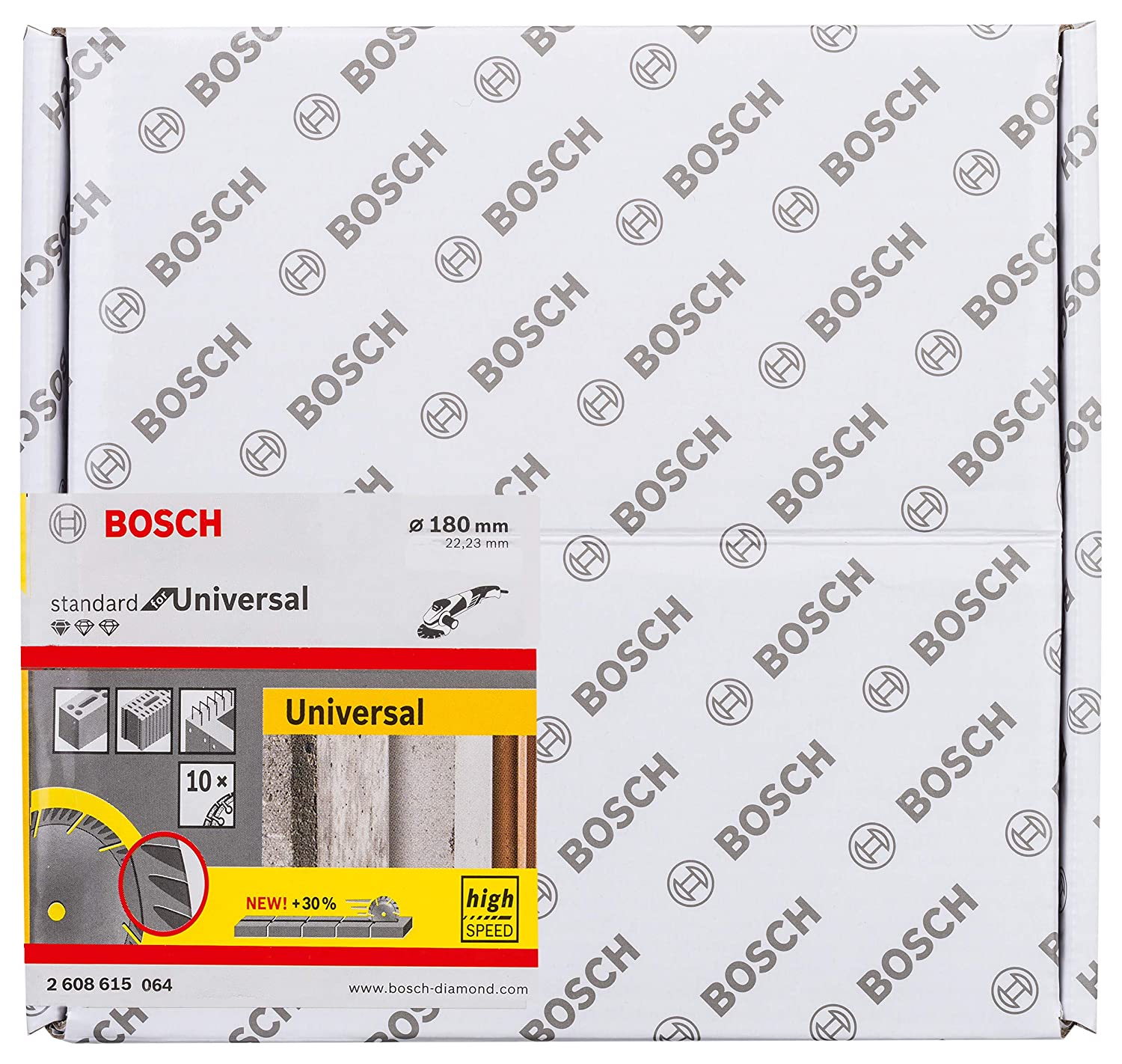 Elmas Kesme Disk BFUniversal 180*22,23mm 9+1 Yedek Parça, Aksesuar ve Bakım Onarım Hizmeti