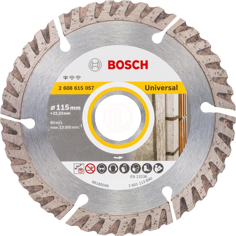 Elmas Kesme Disk BFUniversal 115*22,23mm Yedek Parça, Aksesuar ve Bakım Onarım Hizmeti