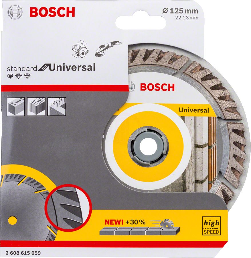 Elmas Kesme Disk BFUniversal 125*22,23mm Yedek Parça, Aksesuar ve Bakım Onarım Hizmeti