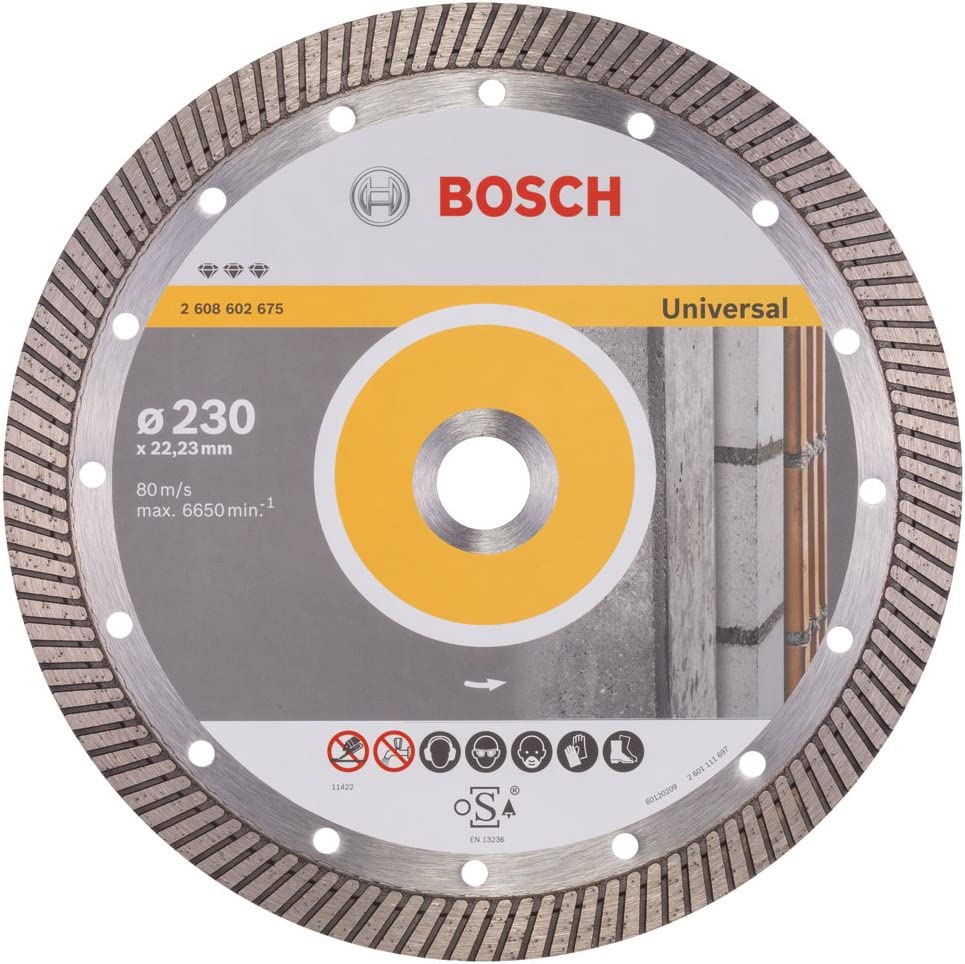Elmas Kesme Disk BFUniversal Turbo 230*22,23mm Yedek Parça, Aksesuar ve Bakım Onarım Hizmeti