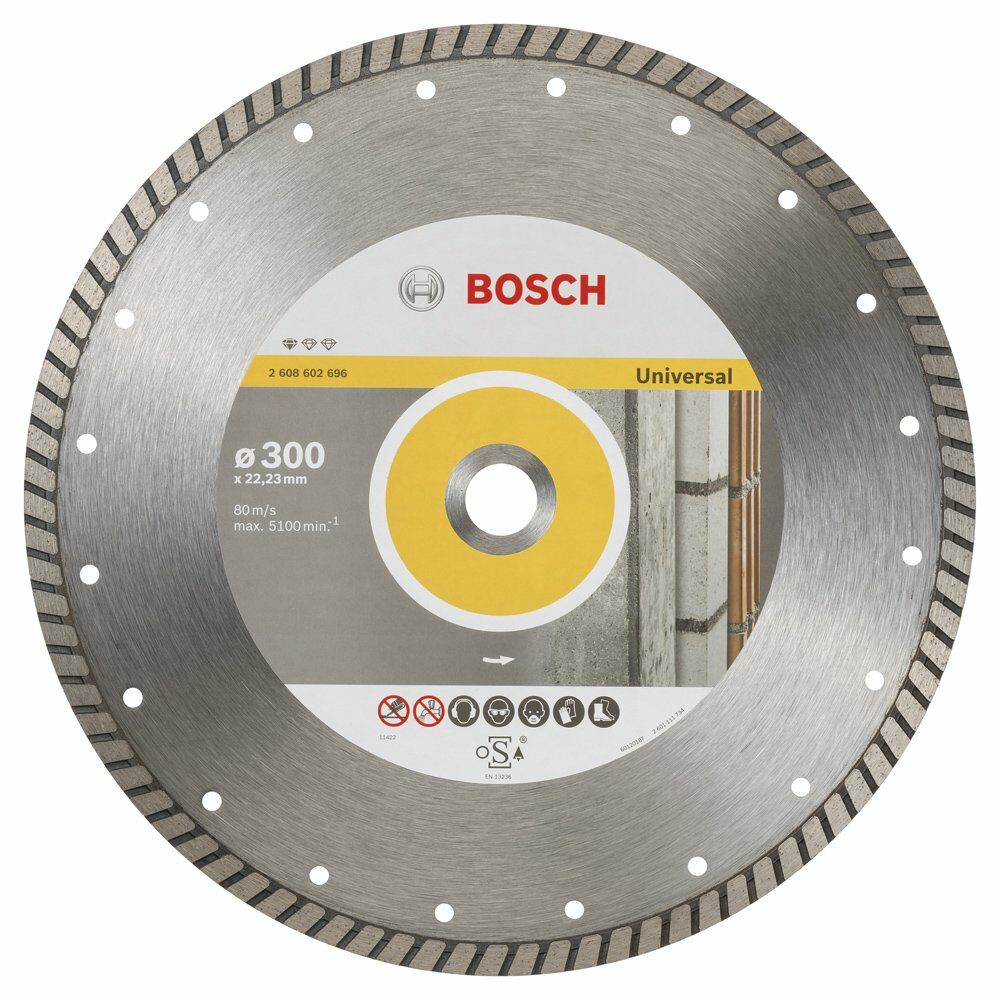 Elmas Kesme Disk SFUniversal Turbo 300*22,23mm Yedek Parça, Aksesuar ve Bakım Onarım Hizmeti