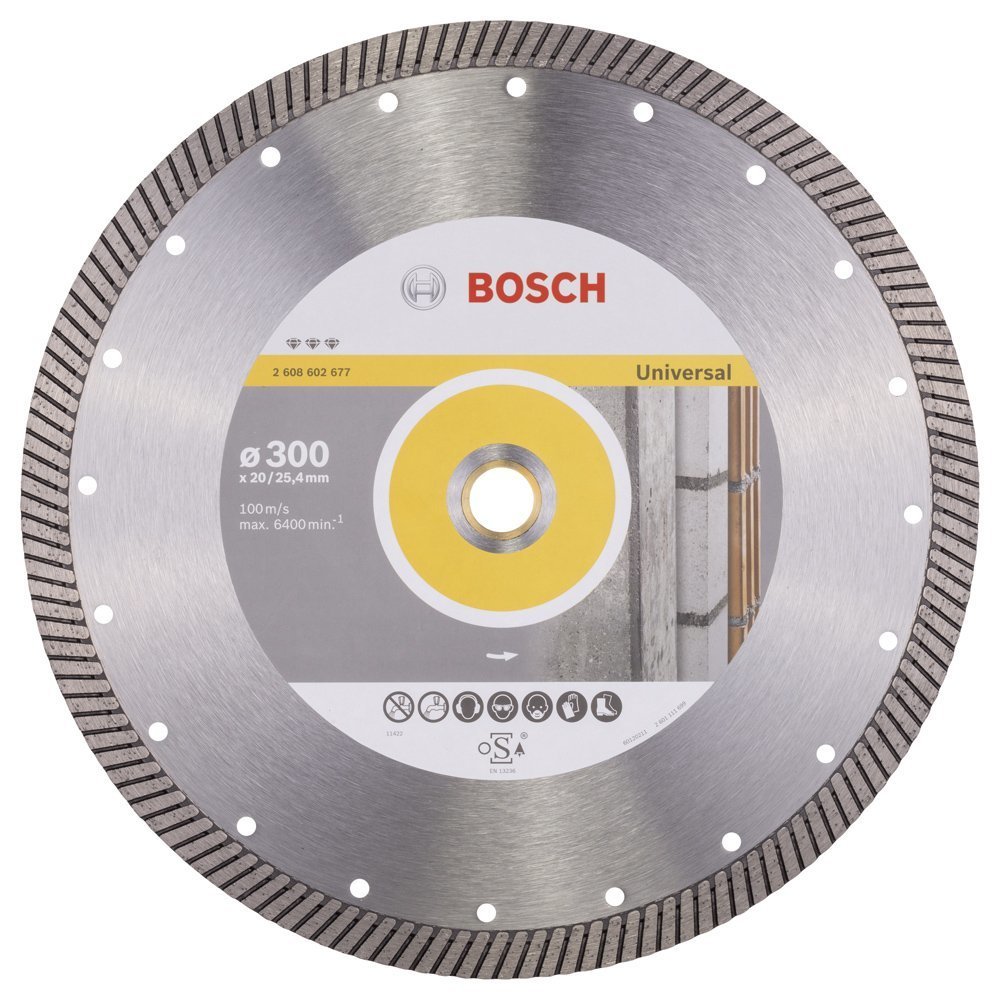 Elmas Kesme Disk BFUniversal Turbo 300*25,40/®20mm Yedek Parça, Aksesuar ve Bakım Onarım Hizmeti
