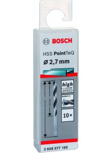 HSSPointTeQ Metal Matkap Ucu 2,7mm 10lu Yedek Parça, Aksesuar ve Bakım Onarım Hizmeti