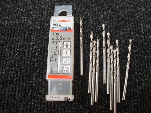 HSS-G Metal Matkap Ucu 3,5*70 mm 10lu Yedek Parça, Aksesuar ve Bakım Onarım Hizmeti