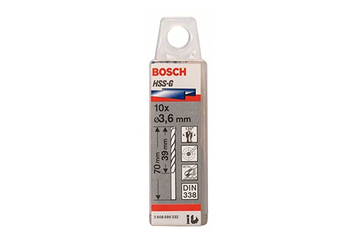 HSS-G Metal Matkap Ucu 3,6*70 mm 10lu Yedek Parça, Aksesuar ve Bakım Onarım Hizmeti