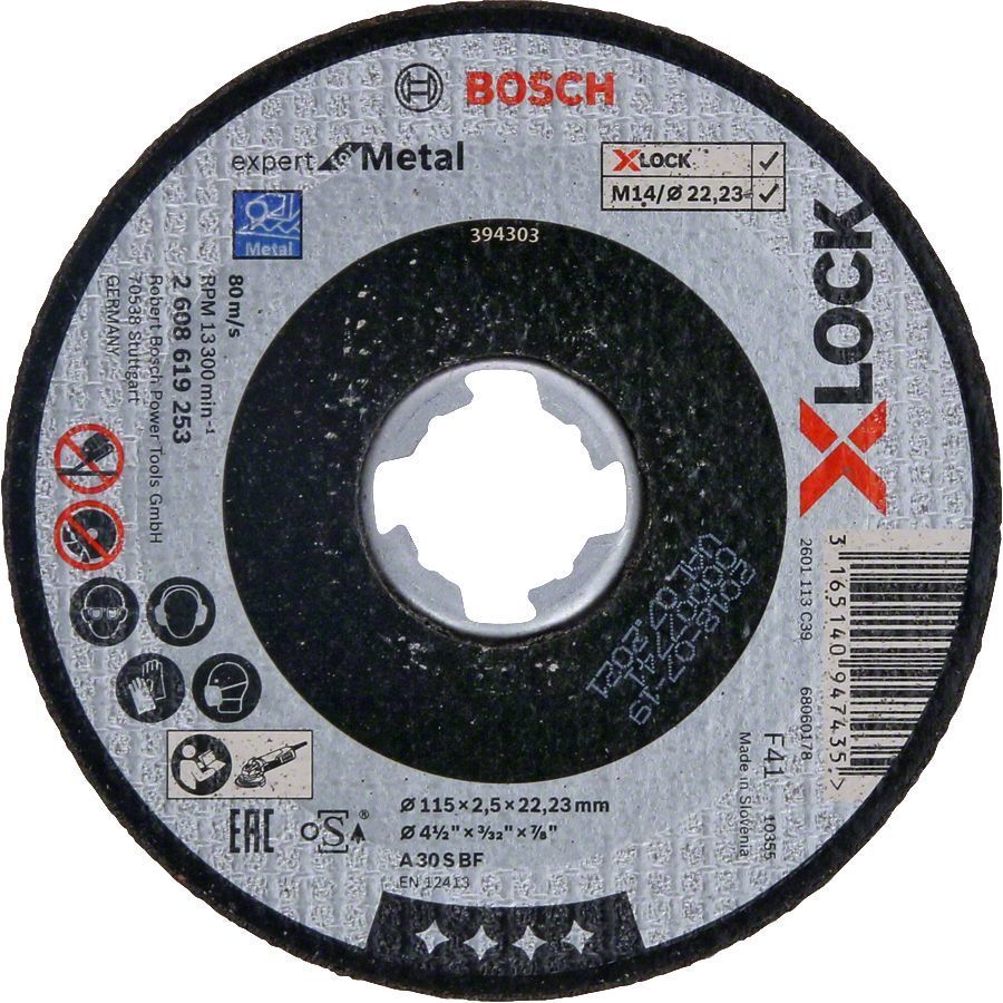 X-LOCK EXM KesmeTaşı 115*2,5 mm Düz Yedek Parça, Aksesuar ve Bakım Onarım Hizmeti