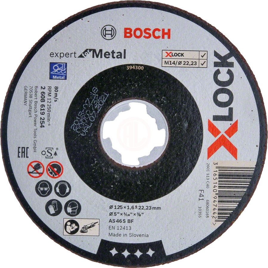 X-LOCK EXM KesmeTaşı 125*1,6 mm Düz Yedek Parça, Aksesuar ve Bakım Onarım Hizmeti