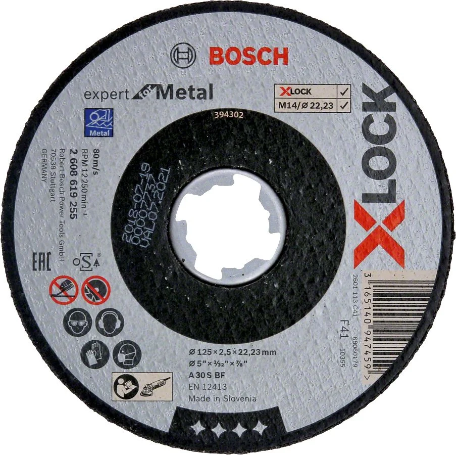 X-LOCK EXM KesmeTaşı 125*2,5 mm Düz Yedek Parça, Aksesuar ve Bakım Onarım Hizmeti