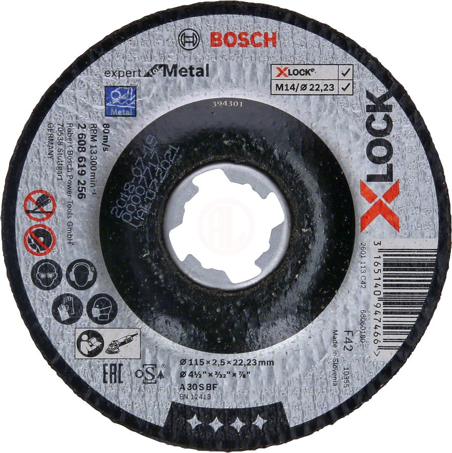 X-LOCK EXM KesmeTaşı 115*2,5 mm Bombeli Yedek Parça, Aksesuar ve Bakım Onarım Hizmeti