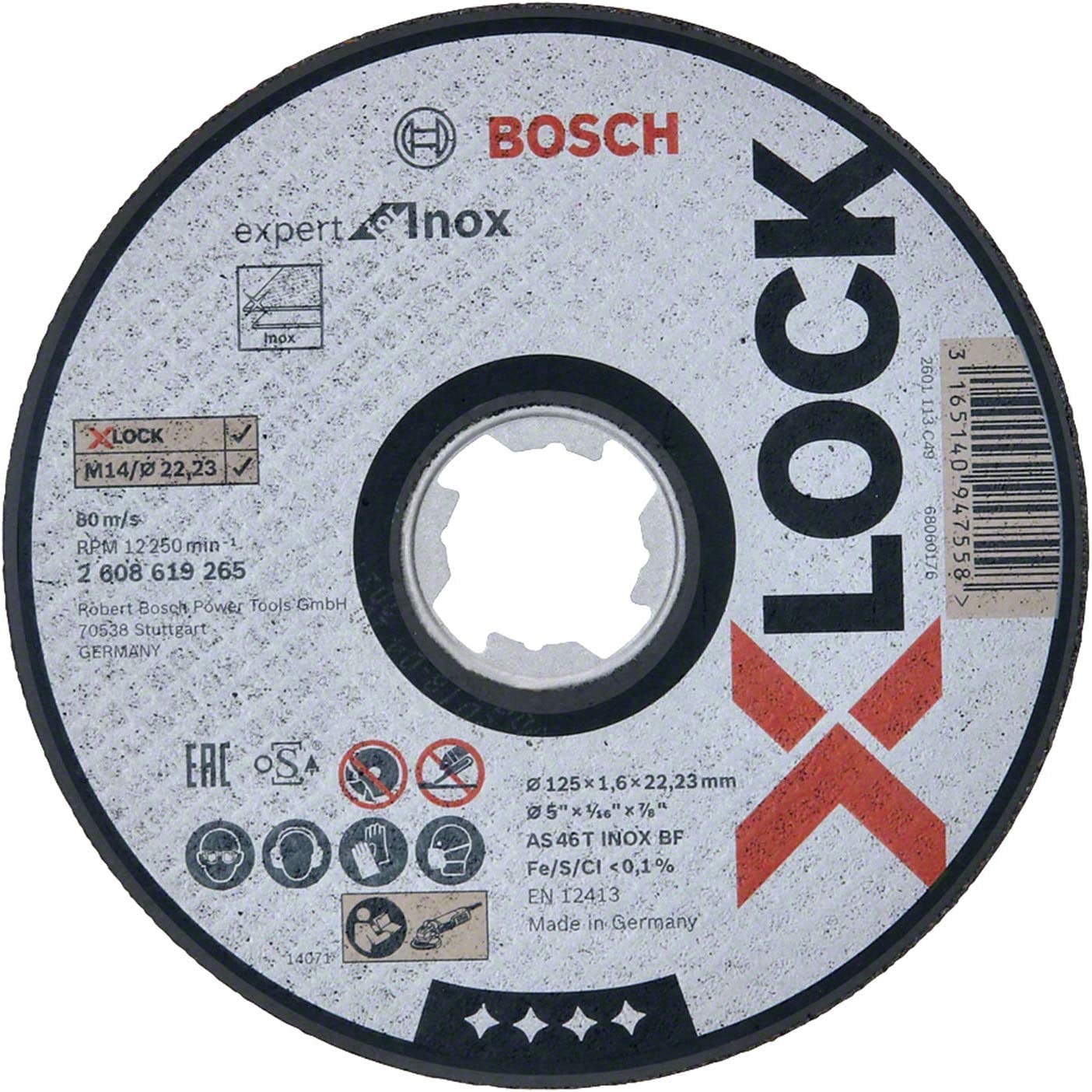 X-LOCK EXI KesmeTaşı 125*1.6mm Düz Yedek Parça, Aksesuar ve Bakım Onarım Hizmeti