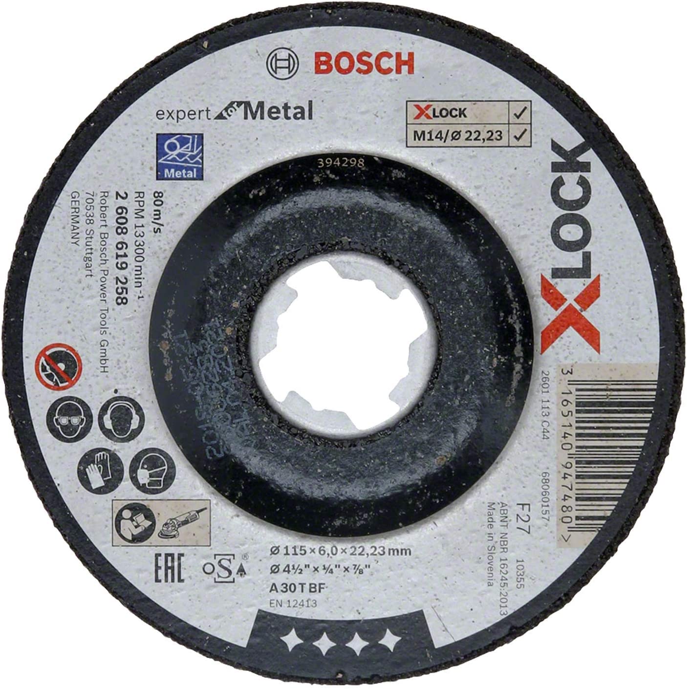 X-LOCK EXM Taşlama Taşı 115*6 mm Düz Yedek Parça, Aksesuar ve Bakım Onarım Hizmeti