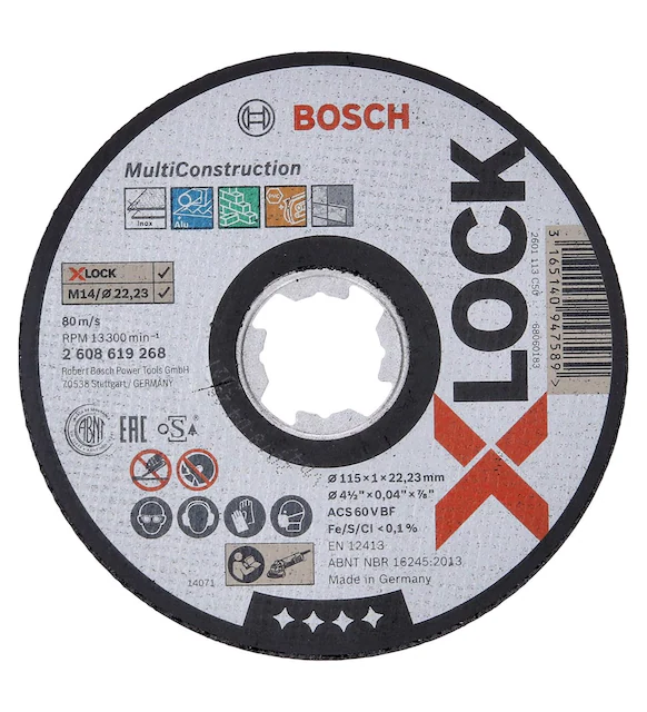 X-LOCK Çoklu Alanlarda Kullanım KesmeTaşı 115*1 mm Yedek Parça, Aksesuar ve Bakım Onarım Hizmeti