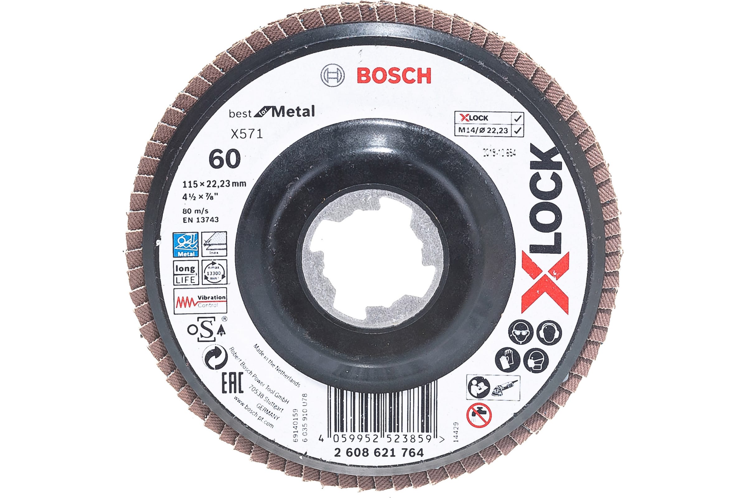 X-LOCK BFM 115mm 60K P.Flap Disk.II Yedek Parça, Aksesuar ve Bakım Onarım Hizmeti