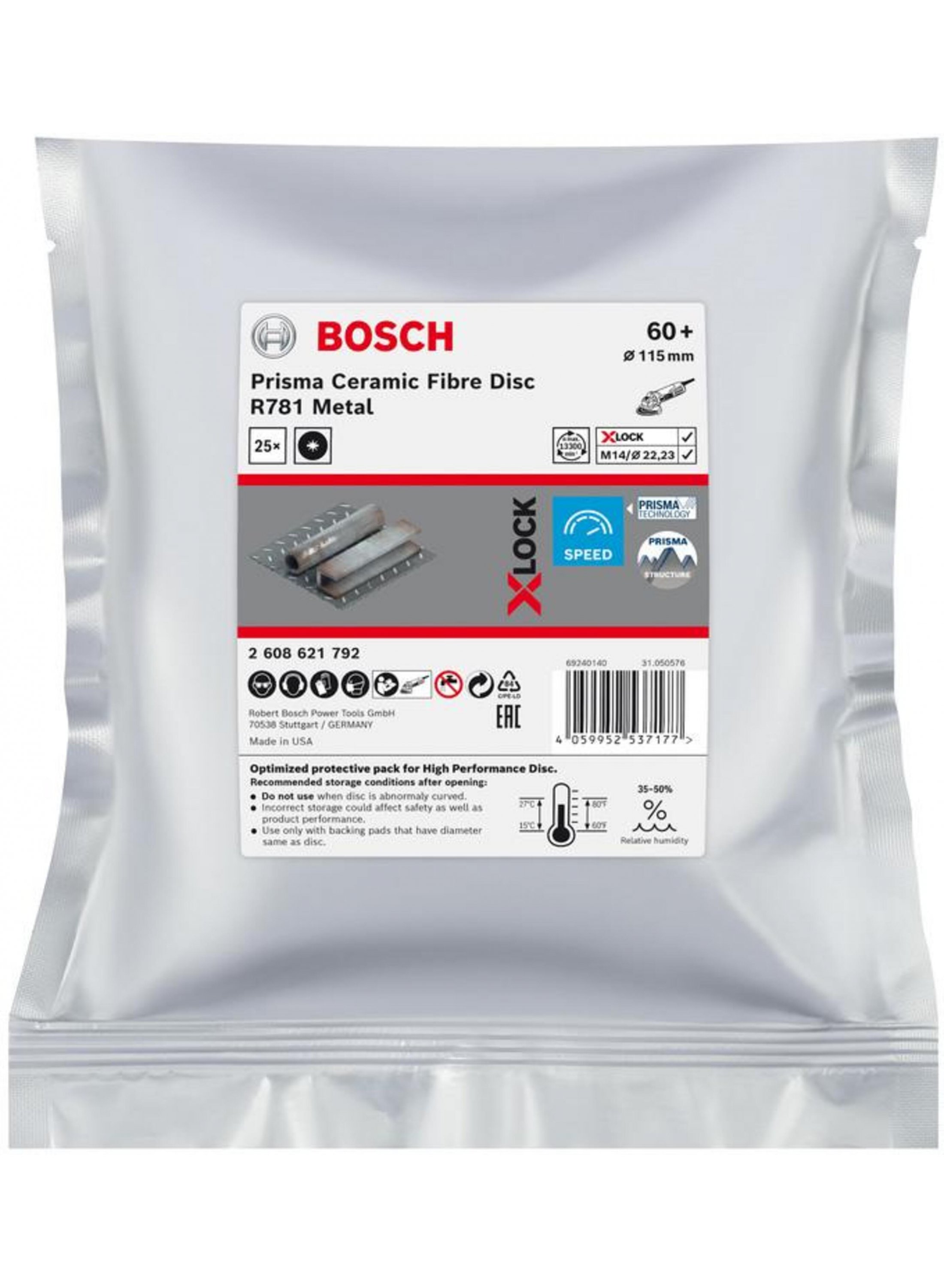 X-LOCK R781 Prisma 115 mm 60+ Kum Fiber Yedek Parça, Aksesuar ve Bakım Onarım Hizmeti