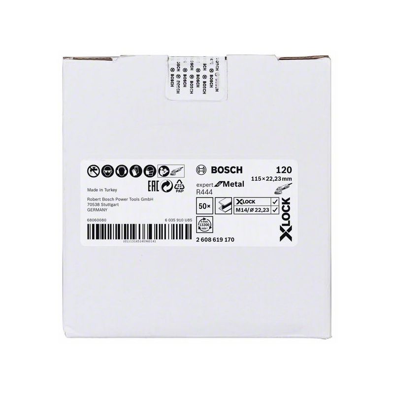 X-LOCK EXM 115 mm 120 Kum Fiber Disk Yedek Parça, Aksesuar ve Bakım Onarım Hizmeti