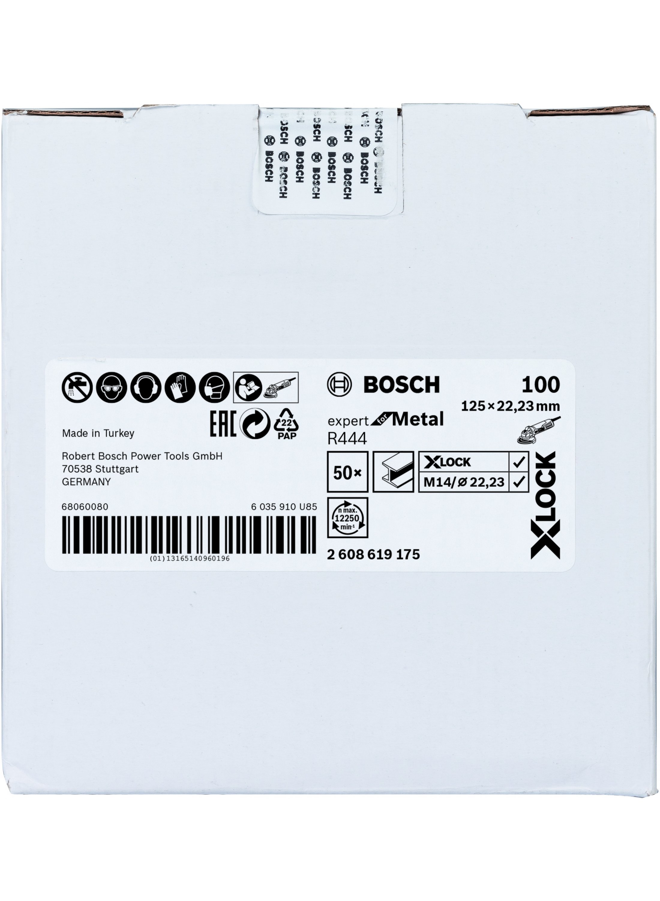 X-LOCK EXM 125 mm 100 Kum Fiber Disk Yedek Parça, Aksesuar ve Bakım Onarım Hizmeti