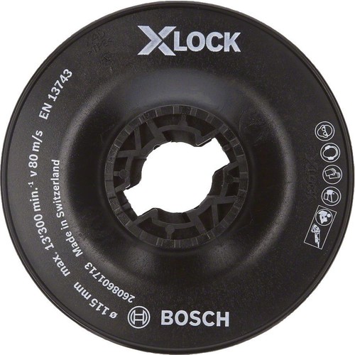 X-LOCK 115 mm Fiber Disk Sert Taban Yedek Parça, Aksesuar ve Bakım Onarım Hizmeti