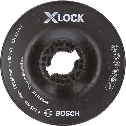 X-LOCK 125 mm Fiber Disk Sert Taban Yedek Parça, Aksesuar ve Bakım Onarım Hizmeti