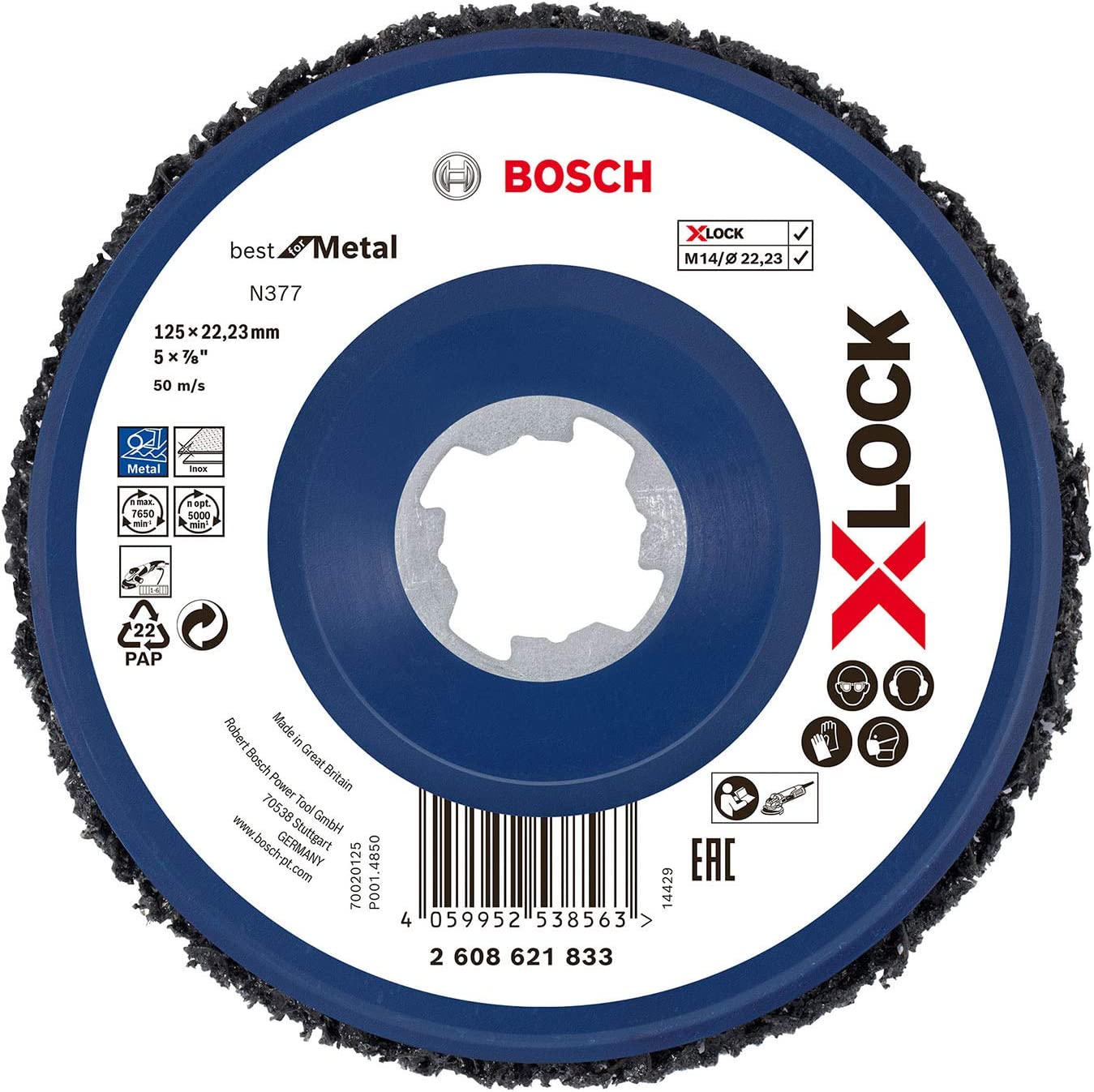 X-Lock 125 mm Metal&Inox Keçe Disk Yedek Parça, Aksesuar ve Bakım Onarım Hizmeti