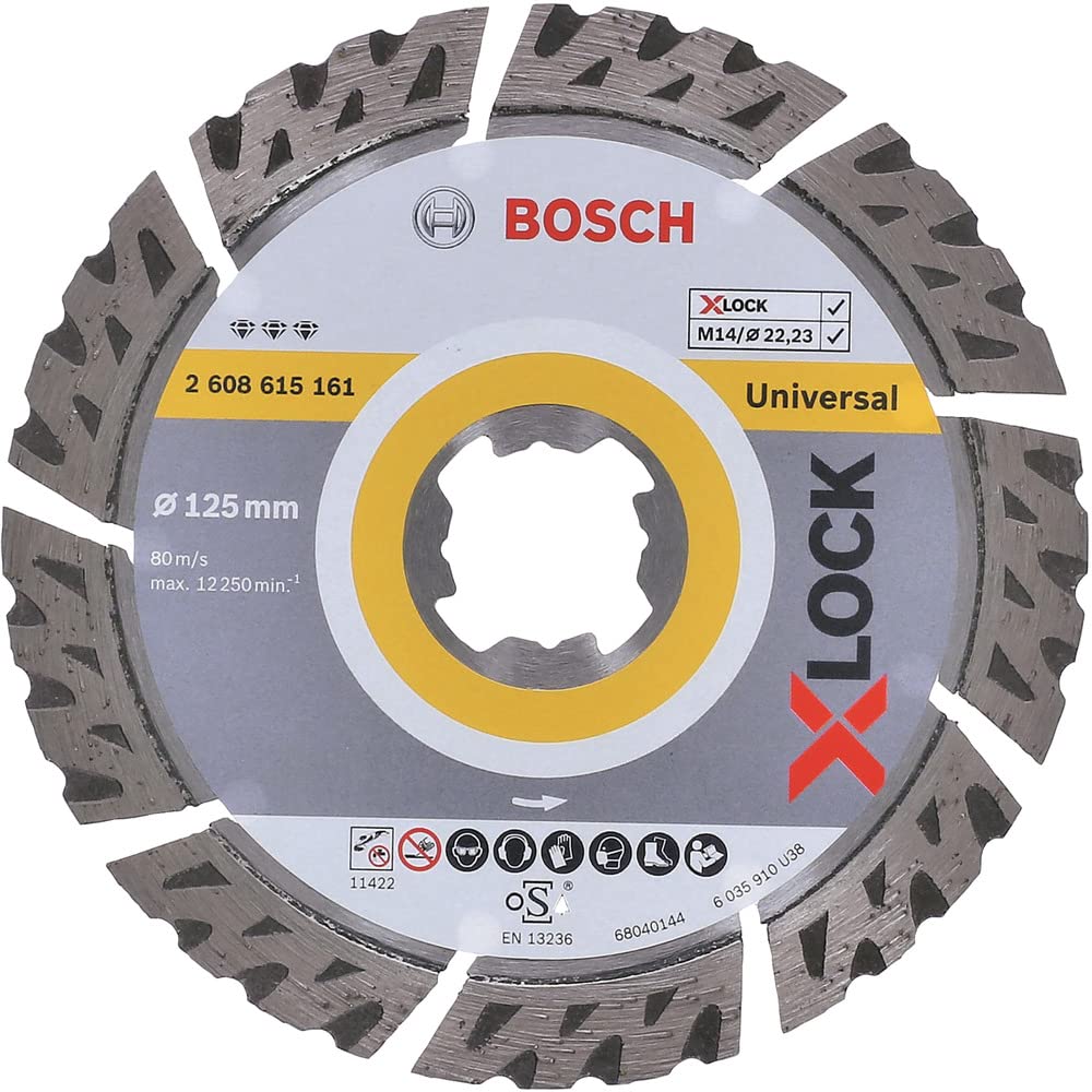 X-LOCK Elmas Kesme Disk BFUniversal 125mm Yedek Parça, Aksesuar ve Bakım Onarım Hizmeti