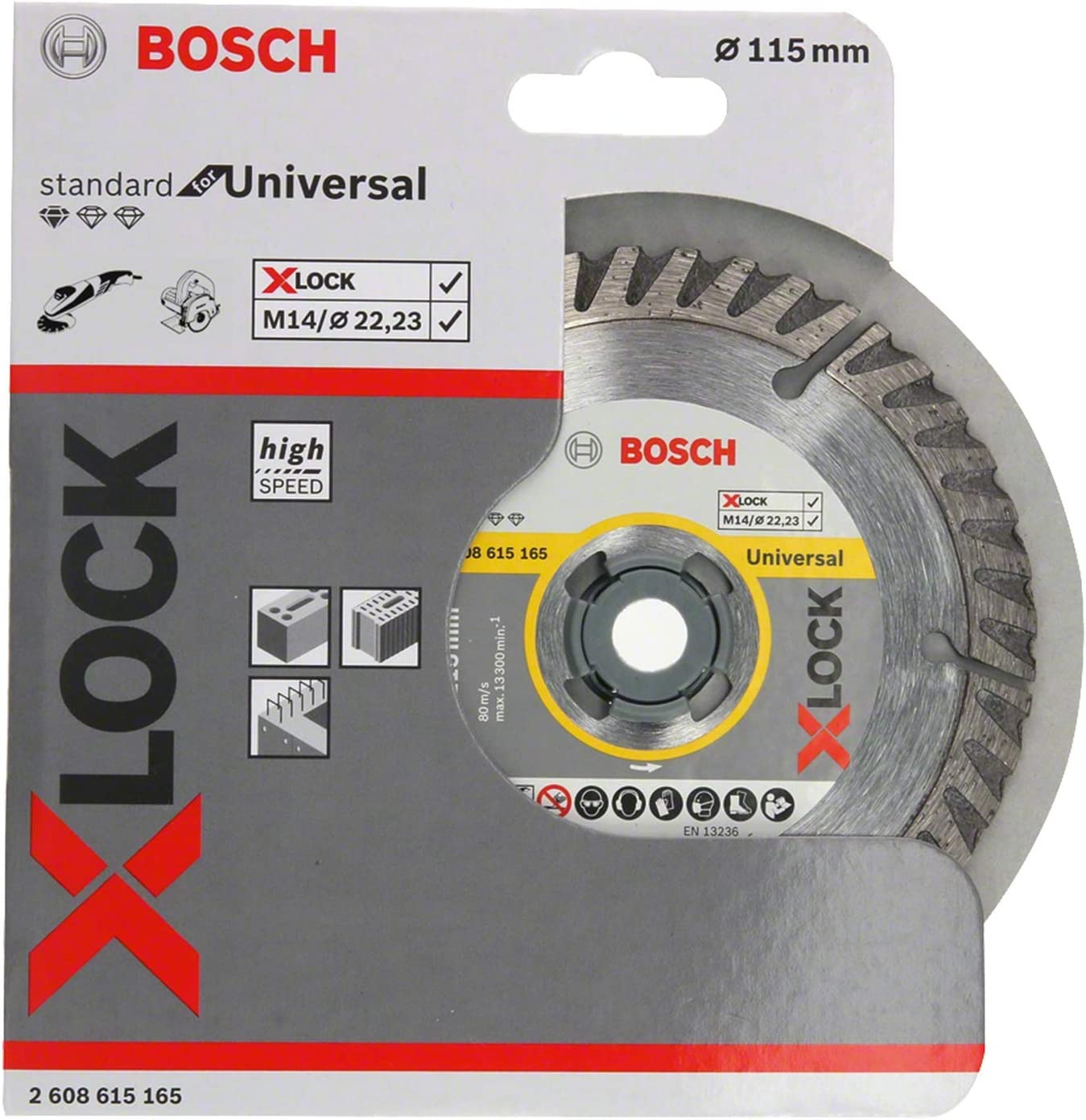 X-LOCK Elmas Kesme Disk SFUniversal 115mm Yedek Parça, Aksesuar ve Bakım Onarım Hizmeti