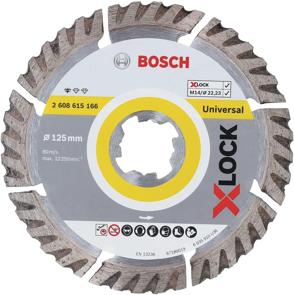 X-LOCK Elmas Kesme Disk SFUniversal 125mm Yedek Parça, Aksesuar ve Bakım Onarım Hizmeti