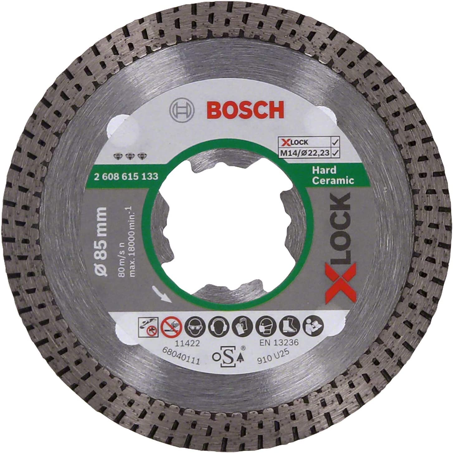 X-LOCK Elmas Kesme Disk BFHaSeramik 85mm Yedek Parça, Aksesuar ve Bakım Onarım Hizmeti