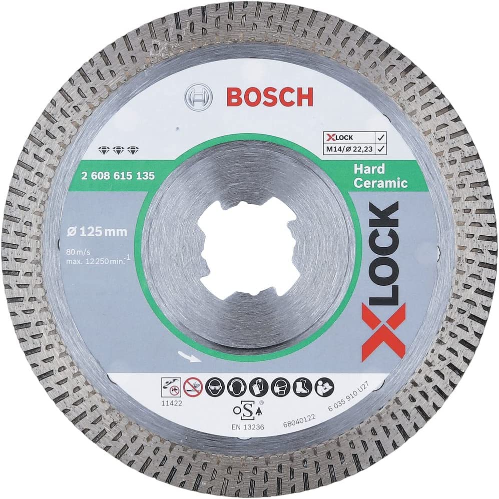 X-LOCK Elmas Kesme Disk BFHaSeramik 125mm Yedek Parça, Aksesuar ve Bakım Onarım Hizmeti