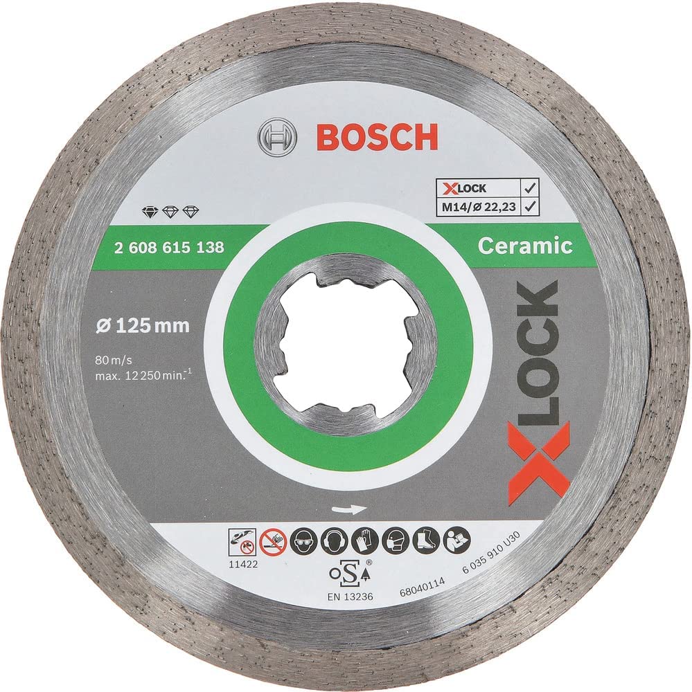 X-LOCK Elmas Kesme Disk SFSeramik 125mm Yedek Parça, Aksesuar ve Bakım Onarım Hizmeti