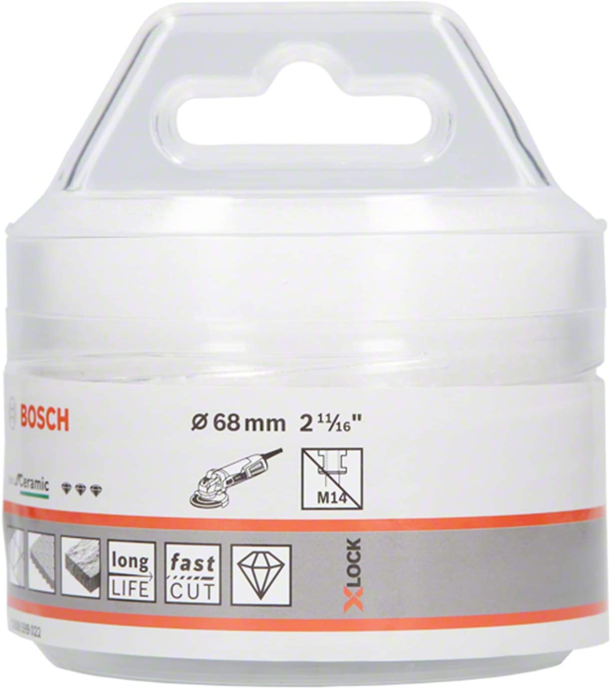 X-LOCK DrySpeed BfC Elmas Delici Uç 68mm Yedek Parça, Aksesuar ve Bakım Onarım Hizmeti