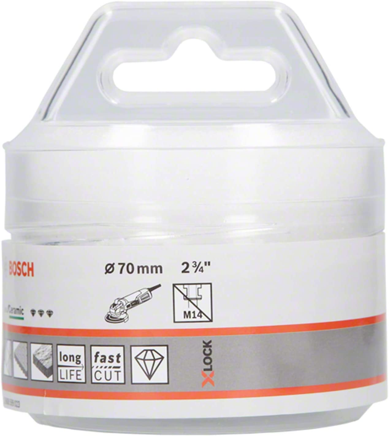 X-LOCK DrySpeed BfC Elmas Delici Uç 70mm Yedek Parça, Aksesuar ve Bakım Onarım Hizmeti