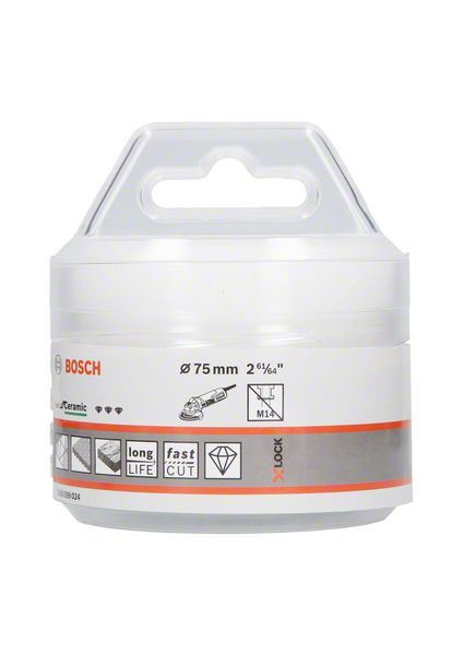 X-LOCK DrySpeed BfC Elmas Delici Uç 75mm Yedek Parça, Aksesuar ve Bakım Onarım Hizmeti
