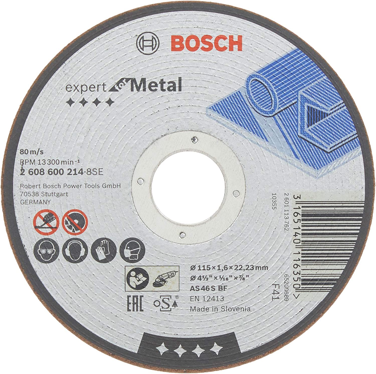 EXMetal Kesme Taşı 115*1,6 mm Düz Yedek Parça, Aksesuar ve Bakım Onarım Hizmeti