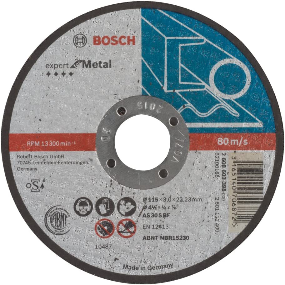 EXMetal Kesme Taşı 115*3,0 mm Düz Yedek Parça, Aksesuar ve Bakım Onarım Hizmeti