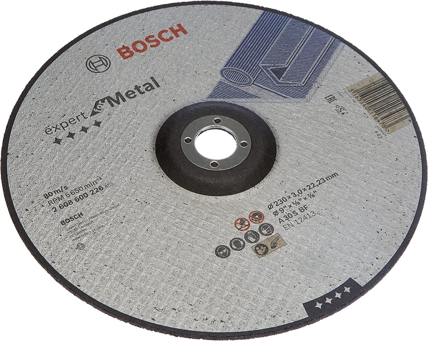 EXMetal Kesme Taşı 230*3,0 mm Bombeli Yedek Parça, Aksesuar ve Bakım Onarım Hizmeti