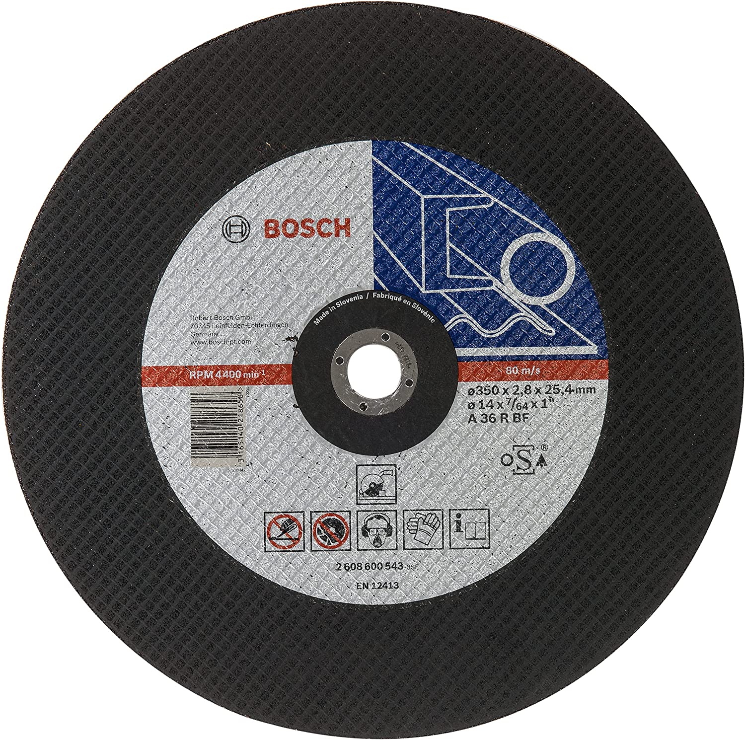 EXMetal Kesme Taşı 350*25,40*2,8 mm Düz Yedek Parça, Aksesuar ve Bakım Onarım Hizmeti